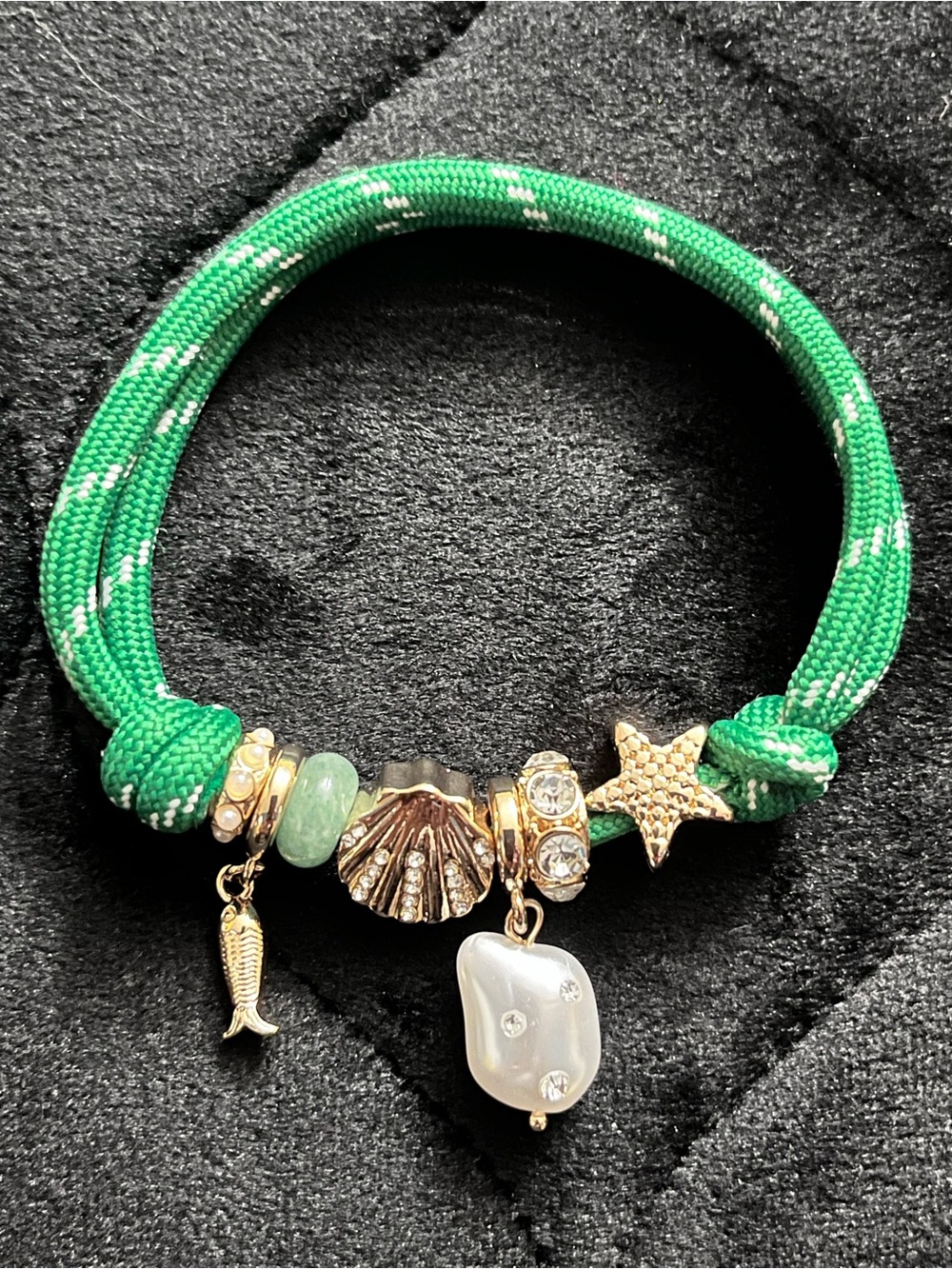 Handmade Adjustable Summer/Beach Vibes Charm Rope Bracelet + FREE gift included